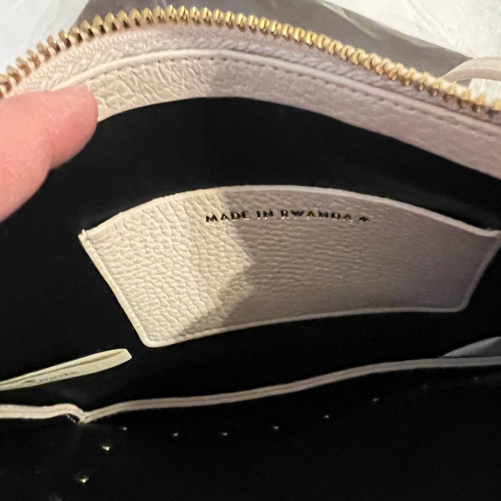 KATE SPADE ♠️ ON PURPOSE STUDDED LEATHER CROSSBODY IN BEACHBONE NWT - Picture 7 of 10